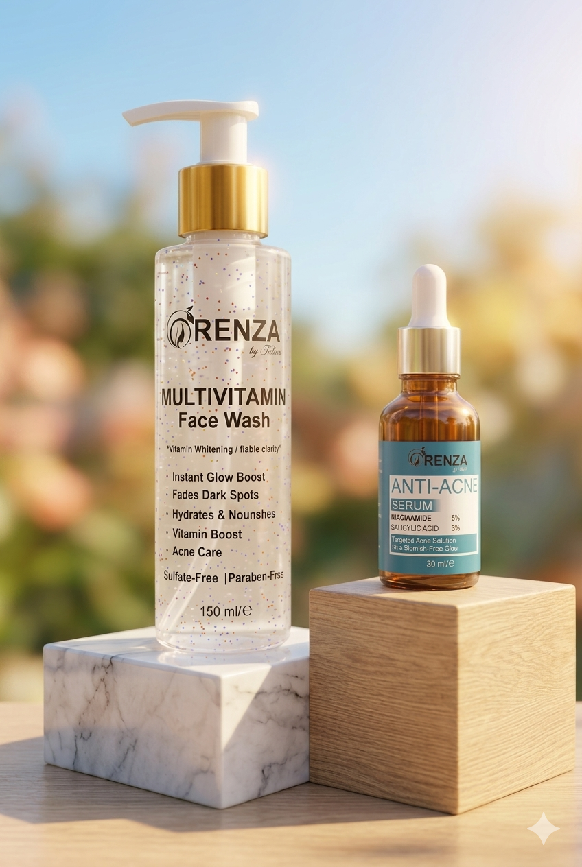Anti Acne Bundle (2 in 1) – Multivitamin Face Wash &Anti Acne Serum